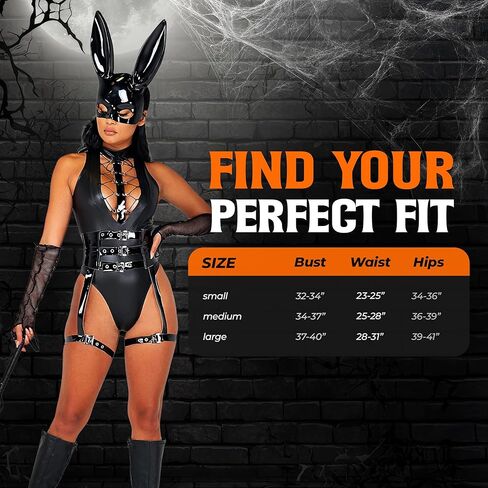 Roma Costume Womens Roma's 5pc Dominatrix Bunny Costume in Kuwait