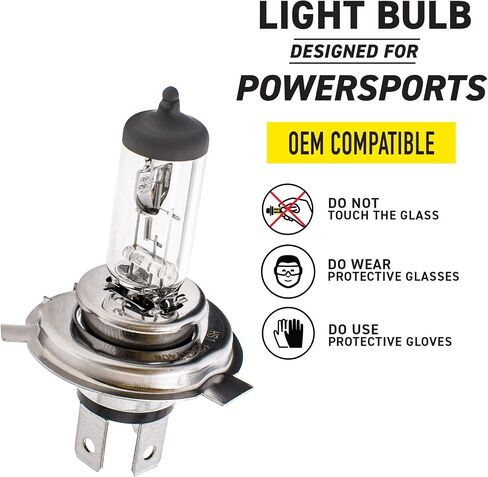 NICHE HS1 Headlight Bulb High Low Beam for 1985-1988 Honda ATC250R ATC250SX Suzuki Quadsport 230 in Saudi Arabia