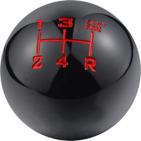 5 Speed Shift Knob Lever Stick Shift Handle Shifter Knobs fit Most Manual Transmission Vehicles SUV Trucks, Black in Kuwait