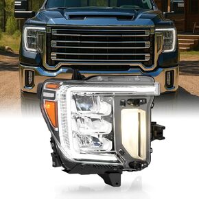 AKKON - Fit 2020 2021 2022 2023 GMC Sierra 2500HD 3500HD Heavy Duty w/Halogen Signal - LED DRL Headlight Headlamp OE Style Passenger Right Direct Replacement in Kuwait