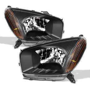 AKKON - For 2001-2003 Toyota RAV4 Clear Headlights Head Lamps Driver and Passenger Side Replacement Pair in Kuwait