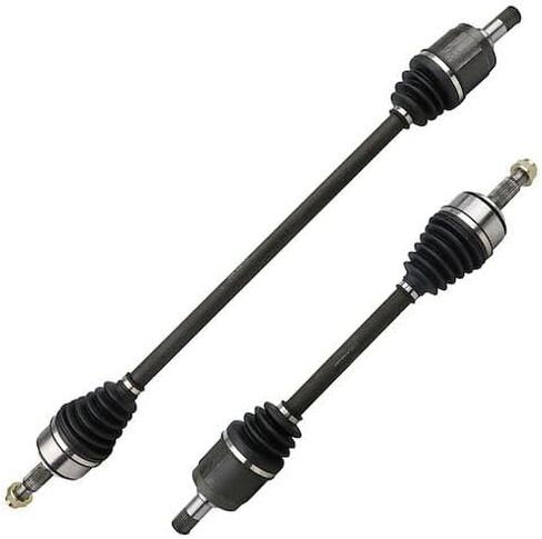 Front CV Axle Shaft - Set of 2 - Compatible with 2003-2007 Honda Accord 2.4L 4-Cylinder GAS Automatic Transmission in Saudi Arabia