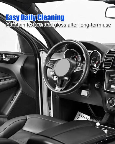 Steering Wheel Trim Fit for C-CLASS W204 C63 2012 2013 2014, Car Interior Decoration Replace 0994640013 09946400139107 in Saudi Arabia