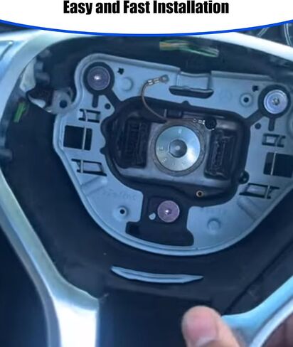 Steering Wheel Trim Fit for C-CLASS W204 C63 2012 2013 2014, Car Interior Decoration Replace 0994640013 09946400139107 in Saudi Arabia