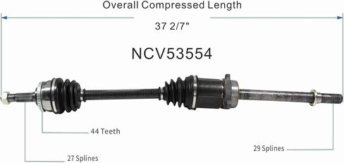 GSP NCV53554 CV Axle Shaft Assembly - Right Front (Passenger Side) in Saudi Arabia