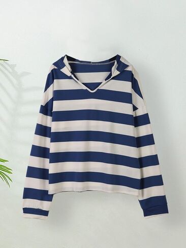 Women Fashion Tops Hoodies for Women Pullover Oversized Sweatshirts Long Sleeve Shirts Loose Fit Lightweight Sweatshirt in Saudi Arabia