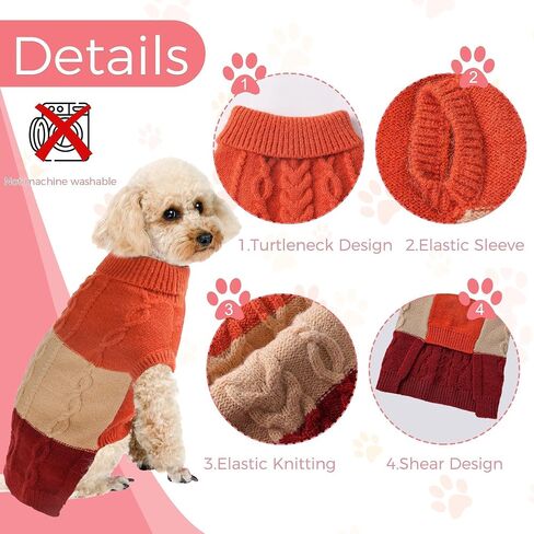 NACOCO Halloween Dog Dinosaur Sweater - Pet Christmas Pullover Dragon Clothes Puppy Cute Comfortable Knitwear T-Shirt Cat Apparel Outfits Warm Winter Soft for Small Medium Cats Dogs Kitten(Green, S) in Kuwait