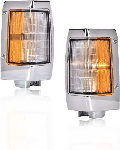 PIT66 Side Marker Signal Light, Compatible with Nissan D21 Hardbody 1990-1997 Parking Lights Turn Signals Left Driver And Right Passenger Side in Saudi Arabia
