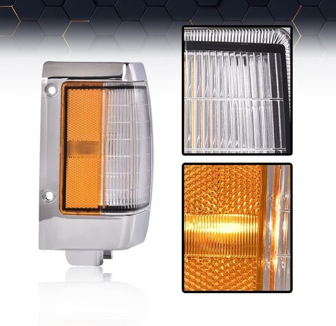 PIT66 Side Marker Signal Light, Compatible with Nissan D21 Hardbody 1990-1997 Parking Lights Turn Signals Left Driver And Right Passenger Side in Saudi Arabia