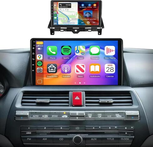 Car Stereo for Honda Accord 8th 2008 2009 2010 2011 2012 with GPS Navigation,podofo 10.1 Inch 1080P Touch Screen Android Car Radio with Mirror Link Bluetooth WiFi FM/RDS Backup Camera in Saudi Arabia