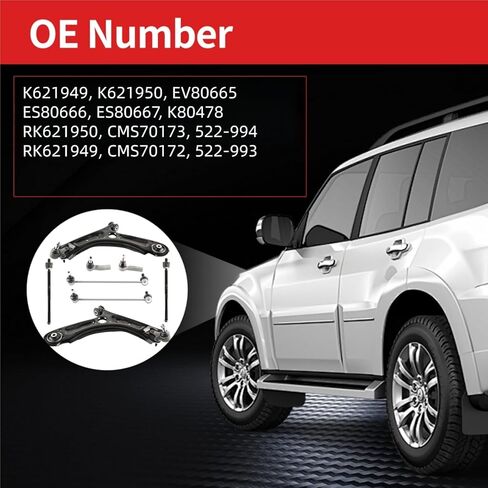 2PCS Front Lower Control Arm and Ball Joint Assembly Compatible with 2011-2018 VOLKSWAGEN Jetta K621949 K621950 in Kuwait