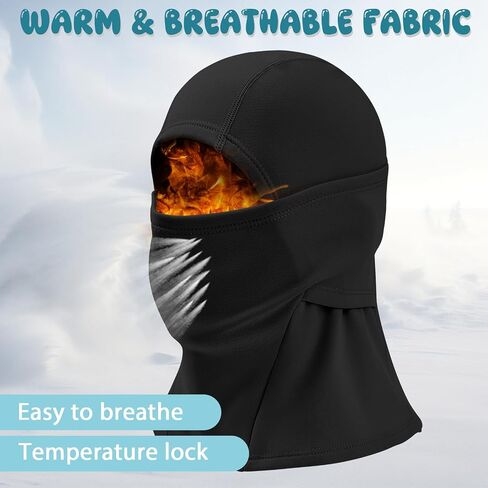 American Trends Kids Balaclava Ski Mask for Kids Winter Full Face Mask for Boys Girls Windproof neck Warmer in Saudi Arabia