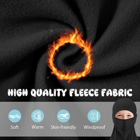 American Trends Kids Balaclava Ski Mask for Kids Winter Full Face Mask for Boys Girls Windproof neck Warmer in Saudi Arabia