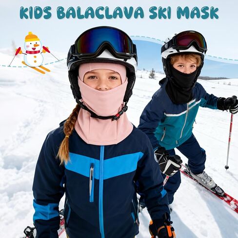 American Trends Kids Balaclava Ski Mask for Kids Winter Full Face Mask for Boys Girls Windproof neck Warmer in Saudi Arabia