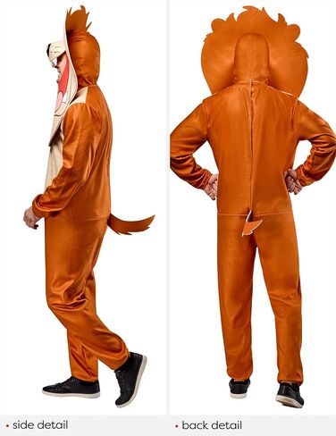 Rubies Unisex Adult Unisex Adult Looney Tunes Tazmanian Devil Costume Jumpsuit and Headpiece in Saudi Arabia