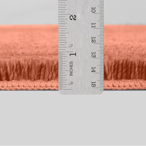 Bath Rugs Set 3 Pieces Bathroom Mat Soft Absorbent Plush Shaggy Soft Floor Non Slip Shower Bath Tub Machine Washable (Spice-ser, 20"x32"/20"x20"/17"x24") in Saudi Arabia