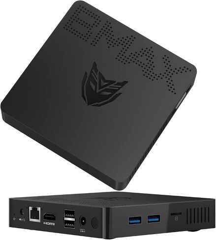 Bmax B5 Pro Mini PC i5-8260U 4-Core 16G DDR4 RAM/512GB NVMe SSD WiFi6 4K/60Hz Triple-Display BT5.2 Gigabit Ethernet Mini DP/Type-C/HDMI Mini Computer in Saudi Arabia