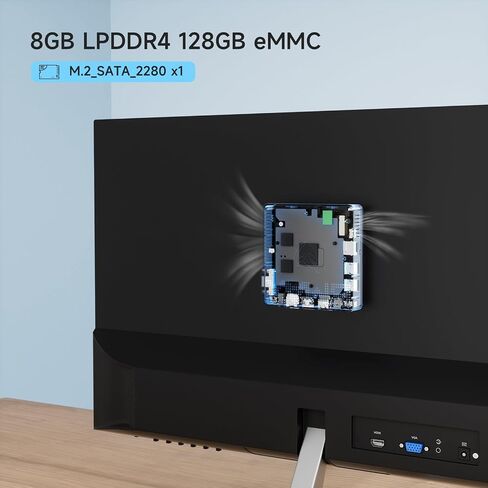 Bmax B5 Pro Mini PC i5-8260U 4-Core 16G DDR4 RAM/512GB NVMe SSD WiFi6 4K/60Hz Triple-Display BT5.2 Gigabit Ethernet Mini DP/Type-C/HDMI Mini Computer in Saudi Arabia