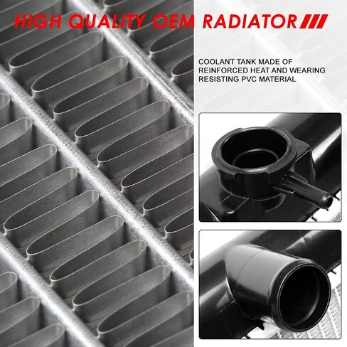Auto Dynasty Radiator Compatible with 00-06 Toyota Tundra 4.7L AT, DPI 2321 Factory Style 2-Rows Cooling Radiator, Aluminum Core in Saudi Arabia