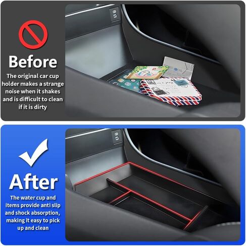 Car Center Console Organizer Tray for Toyota BZ4X 2023 2024 2025，Subaru Solterra 2023 2024 2025 Auto Interior Accessories Front Seat Middle Insert Storage Box Bag Vehicle Accessory in Saudi Arabia