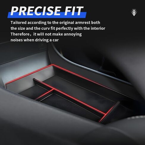 Car Center Console Organizer Tray for Toyota BZ4X 2023 2024 2025，Subaru Solterra 2023 2024 2025 Auto Interior Accessories Front Seat Middle Insert Storage Box Bag Vehicle Accessory in Saudi Arabia