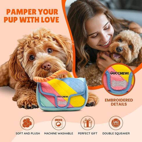 حذاء LL Bark Boot - لعبة كلب محاكاة ساخرة من القطيفة الرائعة مع مصدر صوت مزدوج لوقت لعب ممتع وآمن للكلاب in Kuwait