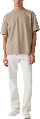 GUESS Men's Eco Short Sleeve Patch at Chest Tee in Saudi Arabia