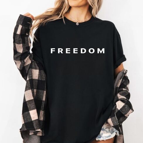 Comfort Colors Charlie Kirk T Shirt, Comfort Colors Freedom Shirt, Charlie Kirk Shirt, Merch, Merchandise in Saudi Arabia