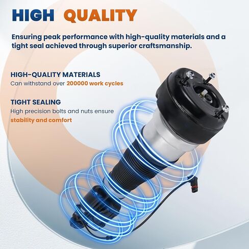 1x Rear Left Air Suspension Strut Spring Shock Absorber Compatible for 4Matic 2005-2012 MERCEDES BENZ W221 S350 S450 S550 CL550 Replaces 2213205513 (Driver Side Only) in Saudi Arabia