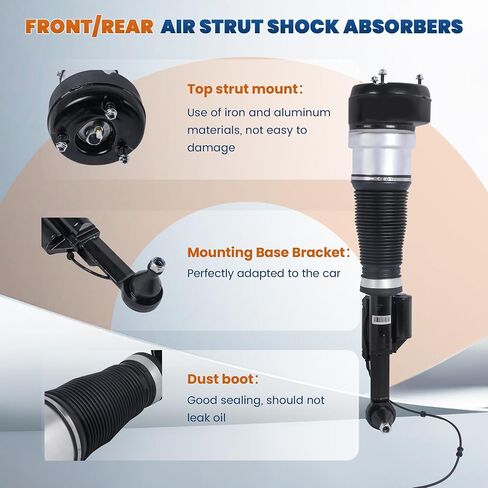 1x Rear Left Air Suspension Strut Spring Shock Absorber Compatible for 4Matic 2005-2012 MERCEDES BENZ W221 S350 S450 S550 CL550 Replaces 2213205513 (Driver Side Only) in Saudi Arabia
