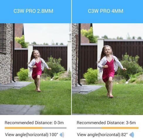 كاميرا أمان EZVIZ WiFi خارجية IP67 مقاومة للماء، 1080 بكسل مع رؤية ليلية ملونة، اكتشاف الأشخاص بالذكاء الاصطناعي، محادثة ثنائية الاتجاه، تنبيهات الحركة، ضغط فيديو H.265 | سي 3 دبليو برو in Saudi Arabia
