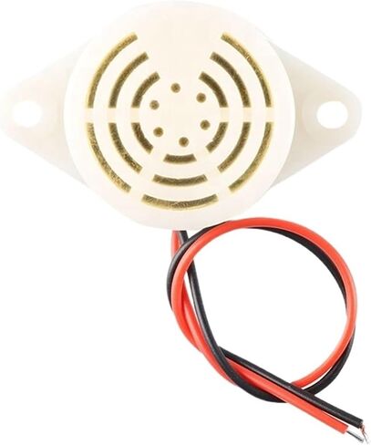 White and Black DC3-24V Continuous Sound High Decibel DC Alarm Buzzer SFM-27(White) in Saudi Arabia