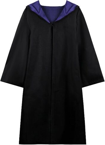 Wizard Costume Cosplay Set, Wizard Cloak Robe for Adults Teens, Wizarding Halloween Costume Accessories for Party in Kuwait
