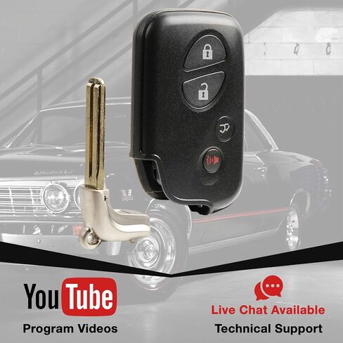 USARemote Key Fob Replacement Keyless Entry Remote for 2008 2009 2010 2011 2012 2013 2014 2015 2016 Lexus LX570 RX350 4-Button Proximity Smart Key (HYQ14AEM, GNE 6601) in Saudi Arabia
