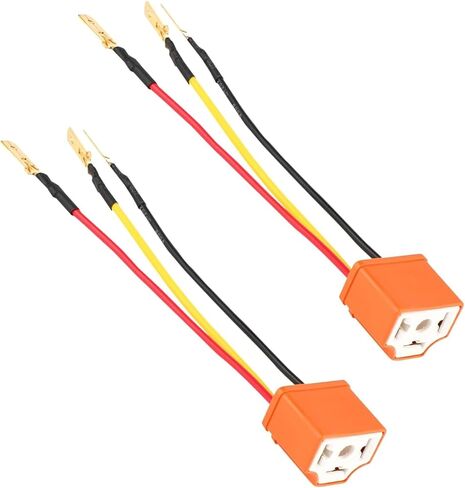 2PCS H4 HB2 9003 مقبس المصباح الأمامي، موصل المصباح 16AWG، مقبس ضفيرة الأسلاك تسخير المكونات الإناث، ملحقات ضوء الضباب (الأزرق) in Kuwait