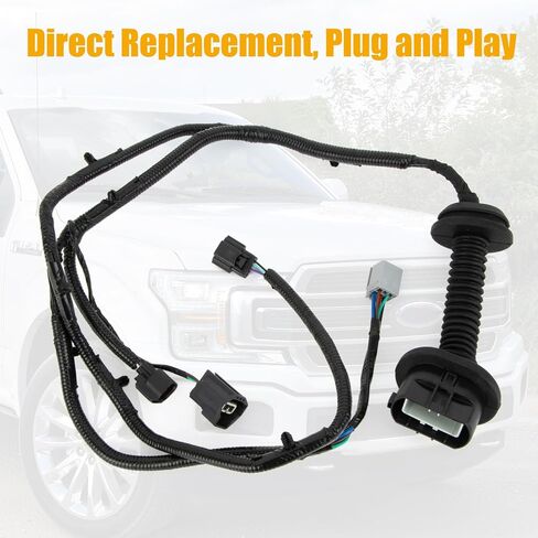 حزام أسلاك توصيل الباب الجانبي للسائق الخلفي 9L3Z-14631-CAA متوافق مع 2009-2014 F150 Crew Cab، إصلاح أسلاك الباب in Saudi Arabia