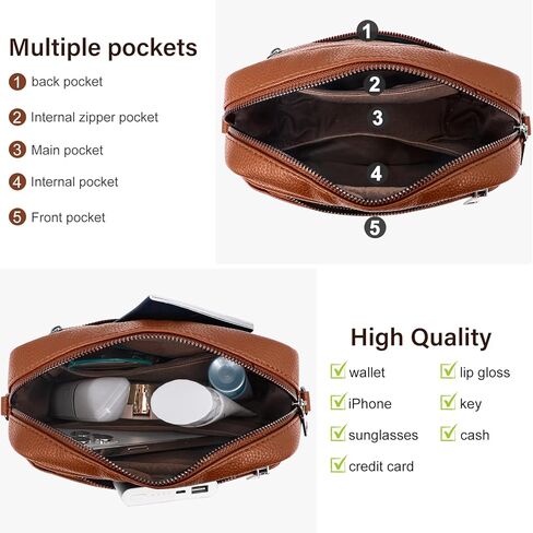 حقائب كروس للنساء، حقائب يد صغيرة، حقائب كتف جلدية للنساء in Kuwait