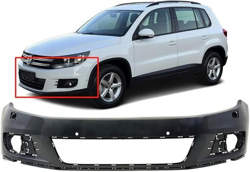 FitParts Compatible with Volkswagen Tiguan 2012-2015 Type2 Front Bumper Cover. New Primed VW1000214 5N0-807-217ERGRU in Saudi Arabia