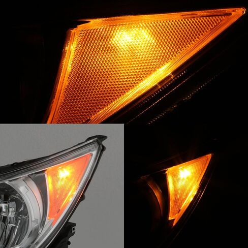 AKKON-For 2010-2013 Buick LaCrosse المصباح الأمامي للسائق الأيسر + زوج Rlight الجانبي للركاب استبدال المصابيح الأمامية in Saudi Arabia