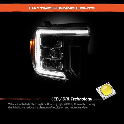 AKKON - Fit 2020 2021 2022 2023 GMC Sierra 2500HD 3500HD Heavy Duty w/Halogen Signal - LED DRL Headlight Headlamp OE Style Passenger Right Direct Replacement in Saudi Arabia