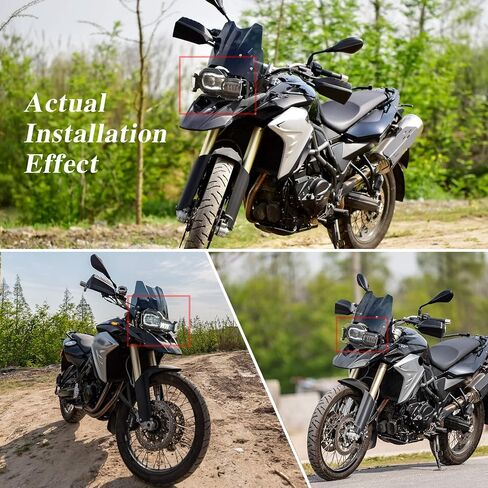 SAUTVS LED Headlight Assembly for F800GS, E-Mark Approved Head Light Front Lamp with High-Low Beams DRL for BMW F800GS / F800R / F700GS / F650GS Accessories in Saudi Arabia