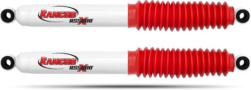 Rancho RS5000X Series Pair of Rear Suspension Shock Absorbers for 1995-2004 Toyota Tacoma Extended Cab 4WD | Improves Handling and Performance, Reduces Fade, Built to Last | RS55180 RS55226 in Saudi Arabia