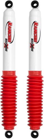 Rancho RS5000X Series Pair of Rear Suspension Shock Absorbers for 1995-2004 Toyota Tacoma Extended Cab 4WD | Improves Handling and Performance, Reduces Fade, Built to Last | RS55180 RS55226 in Saudi Arabia