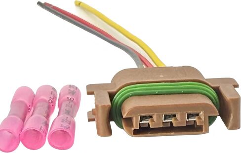 Rear Tail/Turn Signal Lamp Connector Pigtail, Compatible with Dodge Ram 1500 2007–2008 & Ram 2500/3500 2007–2009, 3-Wire Sealed Rear lamp Harness Plug in Saudi Arabia