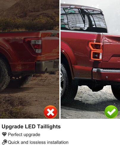 2 Pcs Tail Light Conversion Harness Fit for Ford F-150 Trucks 2018-2020, LED Taillight Conversion Adaptor Wiring Connector in Saudi Arabia