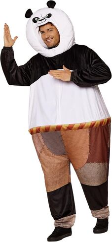 Spirit Halloween Kung Fu Panda Adult Po Costume | Officially Licensed | Kung Fu Panda Outfit in Saudi Arabia