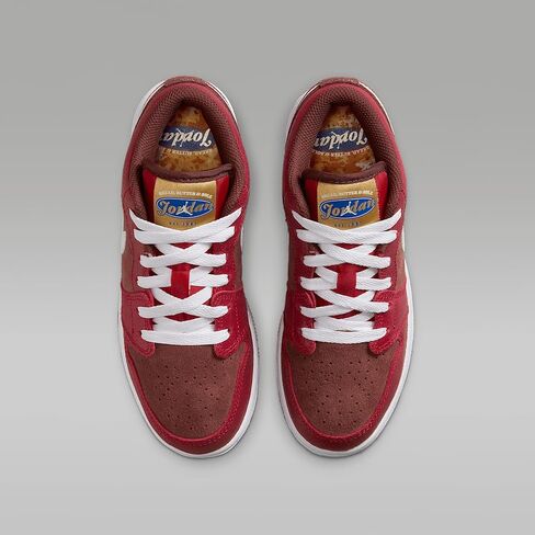 AIR JORDAN 1 LOW SE (GS) 'DARK PONY/WHITE-VARSITY RED-COCONUT MILK' BY NIKE in Saudi Arabia