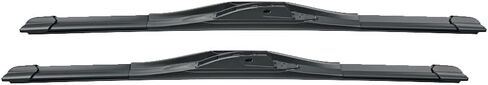 Front Windshield Wiper Blade Pack of 2 Fits 2008-2015 Peterbilt 388 (with Two-Piece Windshield), 18in Force Beam Blade in Saudi Arabia