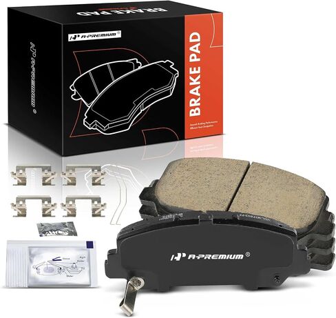 A-Premium Front Ceramic Disc Brake Pads Set Compatible with Honda Civic 2017-2020, Accord 2016-2017 & Acura RDX 2013-2018, ILX 2016-2022, RLX 2014-2020, 4 Pcs in Saudi Arabia
