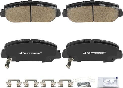 A-Premium Front Ceramic Disc Brake Pads Set Compatible with Honda Civic 2017-2020, Accord 2016-2017 & Acura RDX 2013-2018, ILX 2016-2022, RLX 2014-2020, 4 Pcs in Saudi Arabia